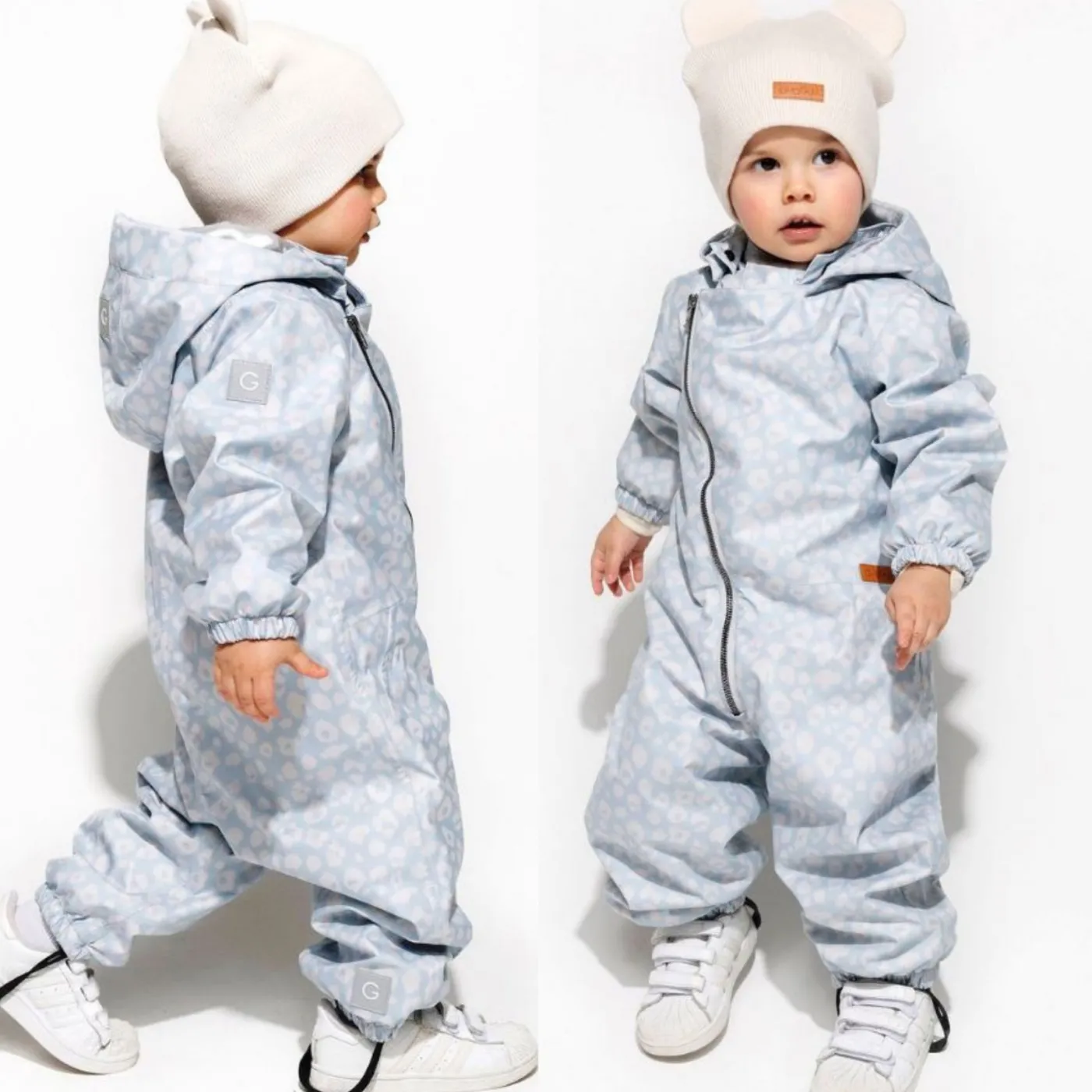 Gugguu Baby Print Coverall