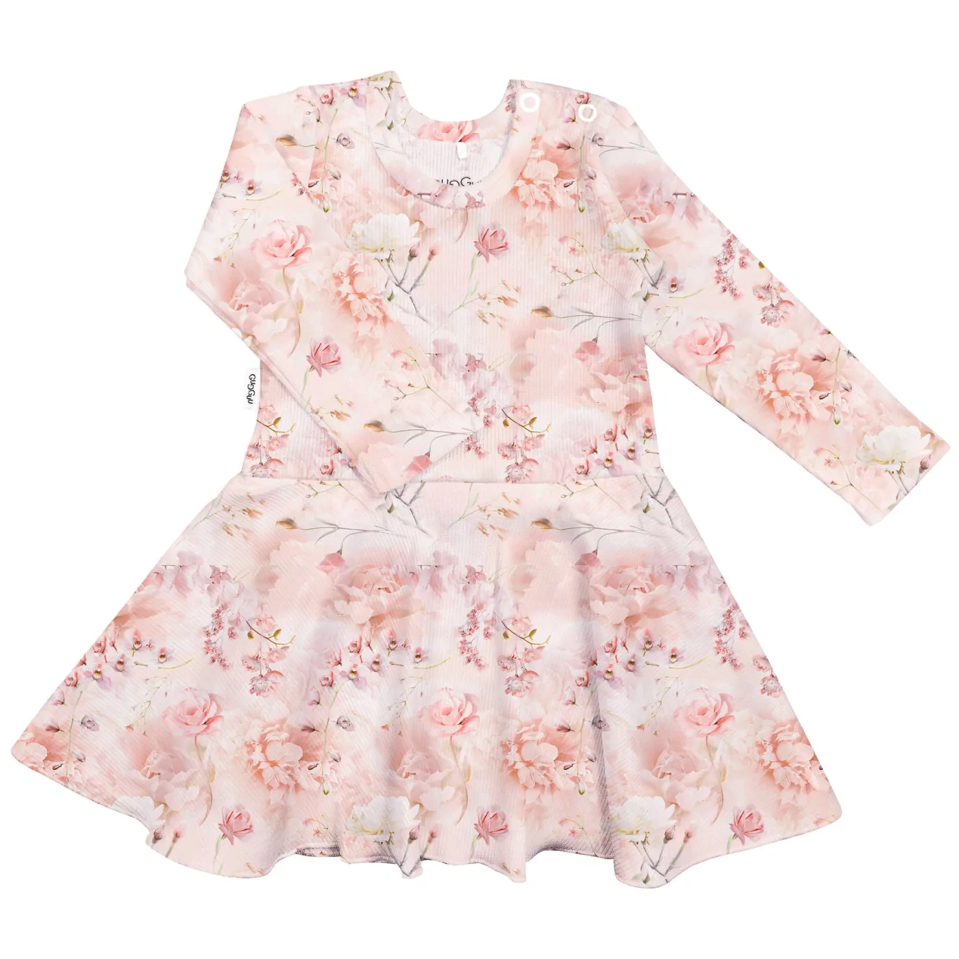 Gugguu Baby Print Rib Dress
