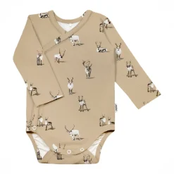 Gugguu Baby Print Wrap Bodysuit