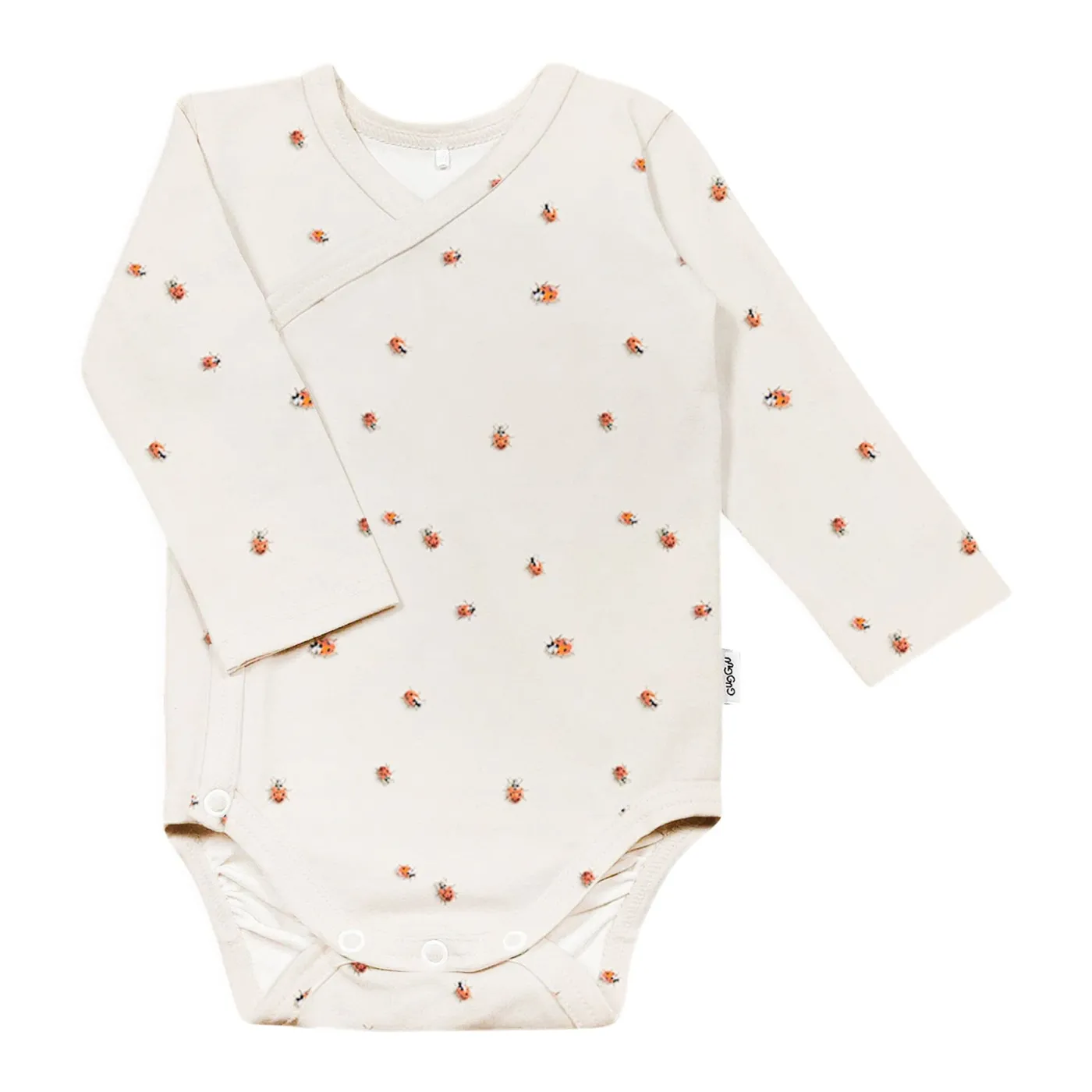 Gugguu Baby Print Wrap Bodysuit