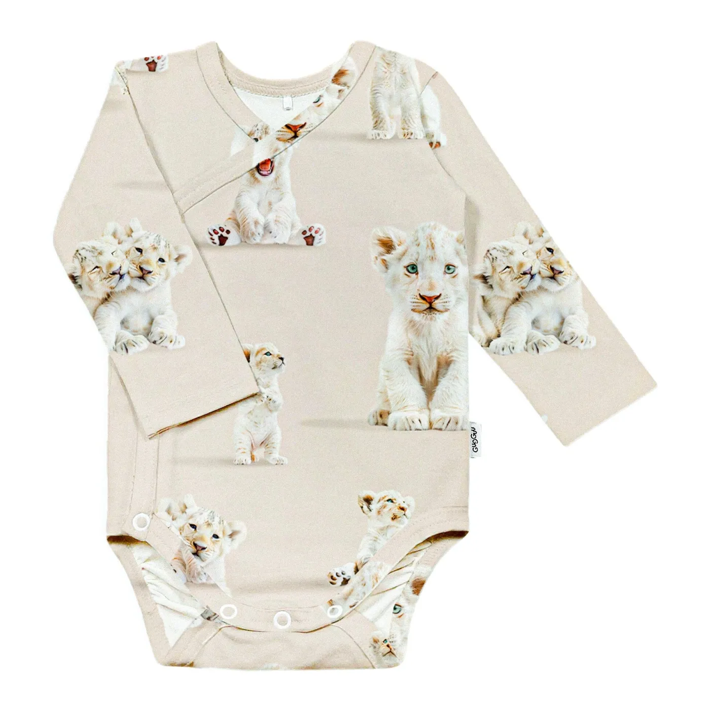 Gugguu Baby Print Wrap Bodysuit