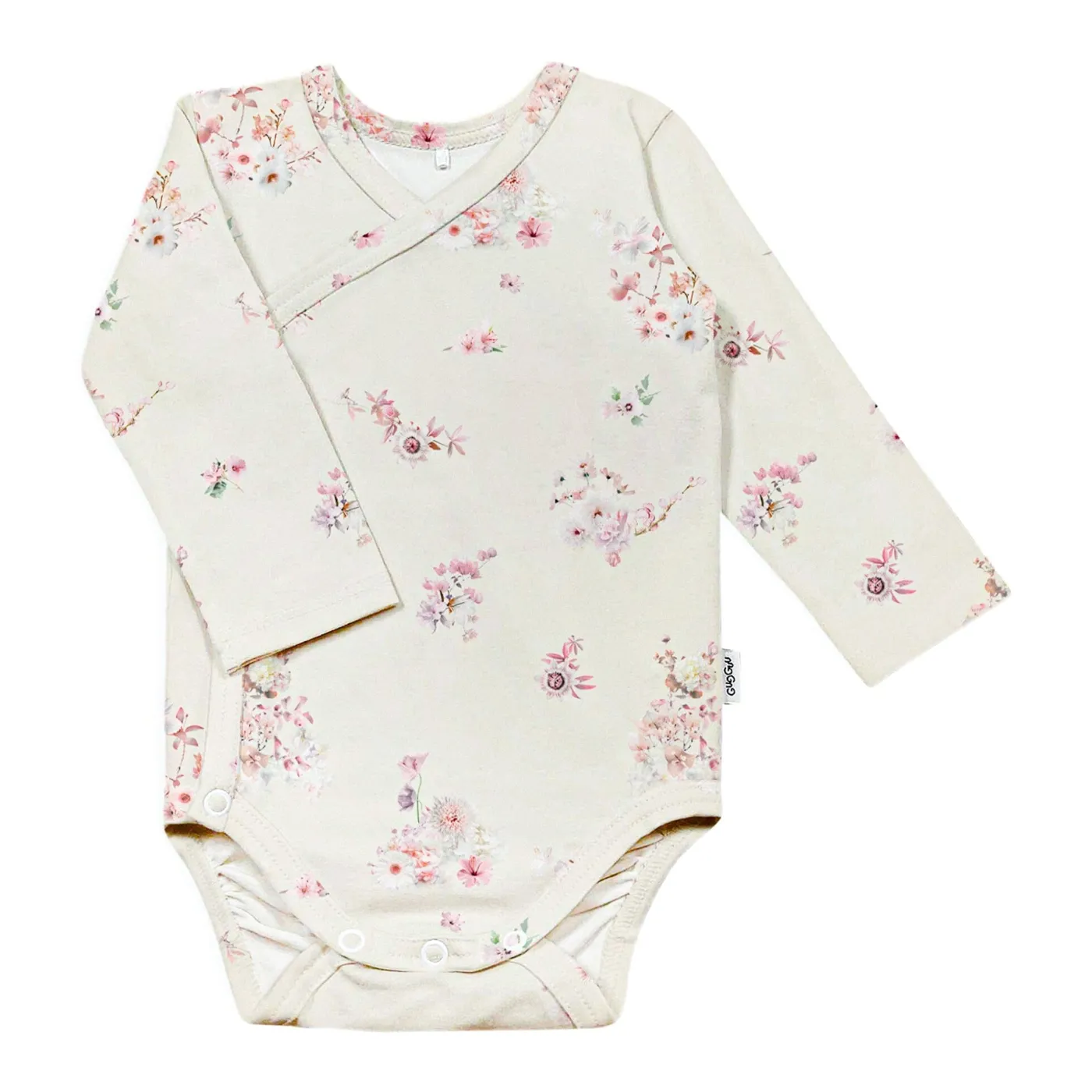 Gugguu Baby Print Wrap Bodysuit