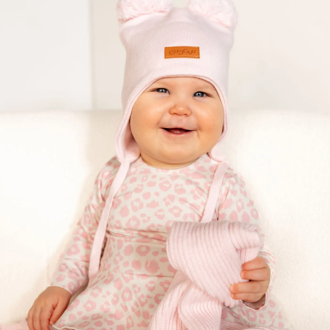 Gugguu Cotton Double Tuft Baby Beanie