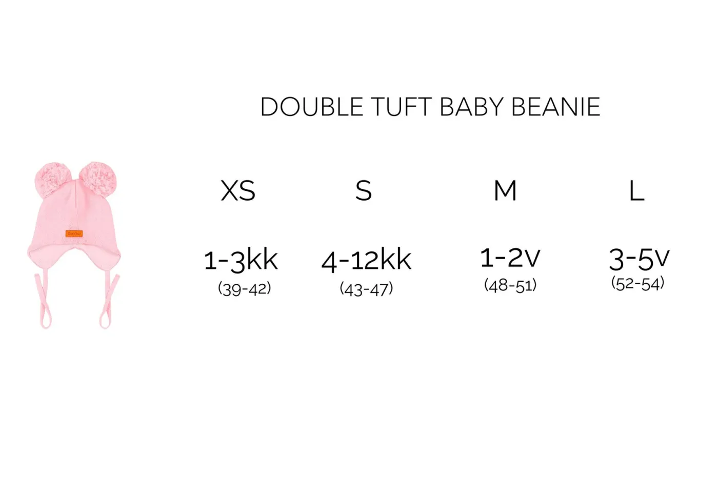 Gugguu Cotton Double Tuft Baby Beanie