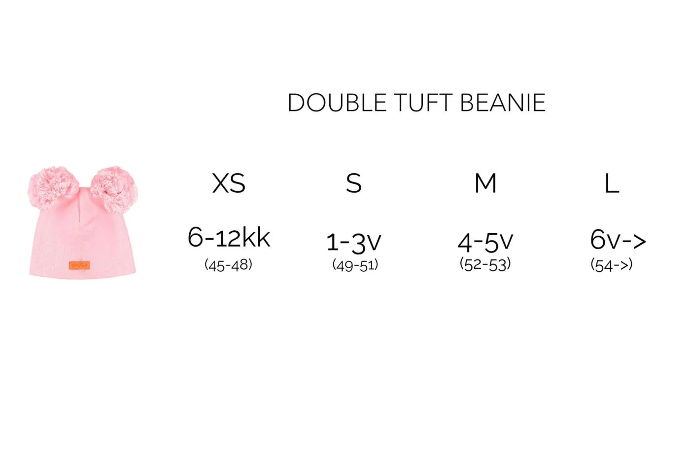 Gugguu Cotton Double Tuft Beanie