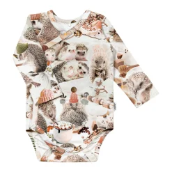 Gugguu Outlet Baby Print Wrap Bodysuit