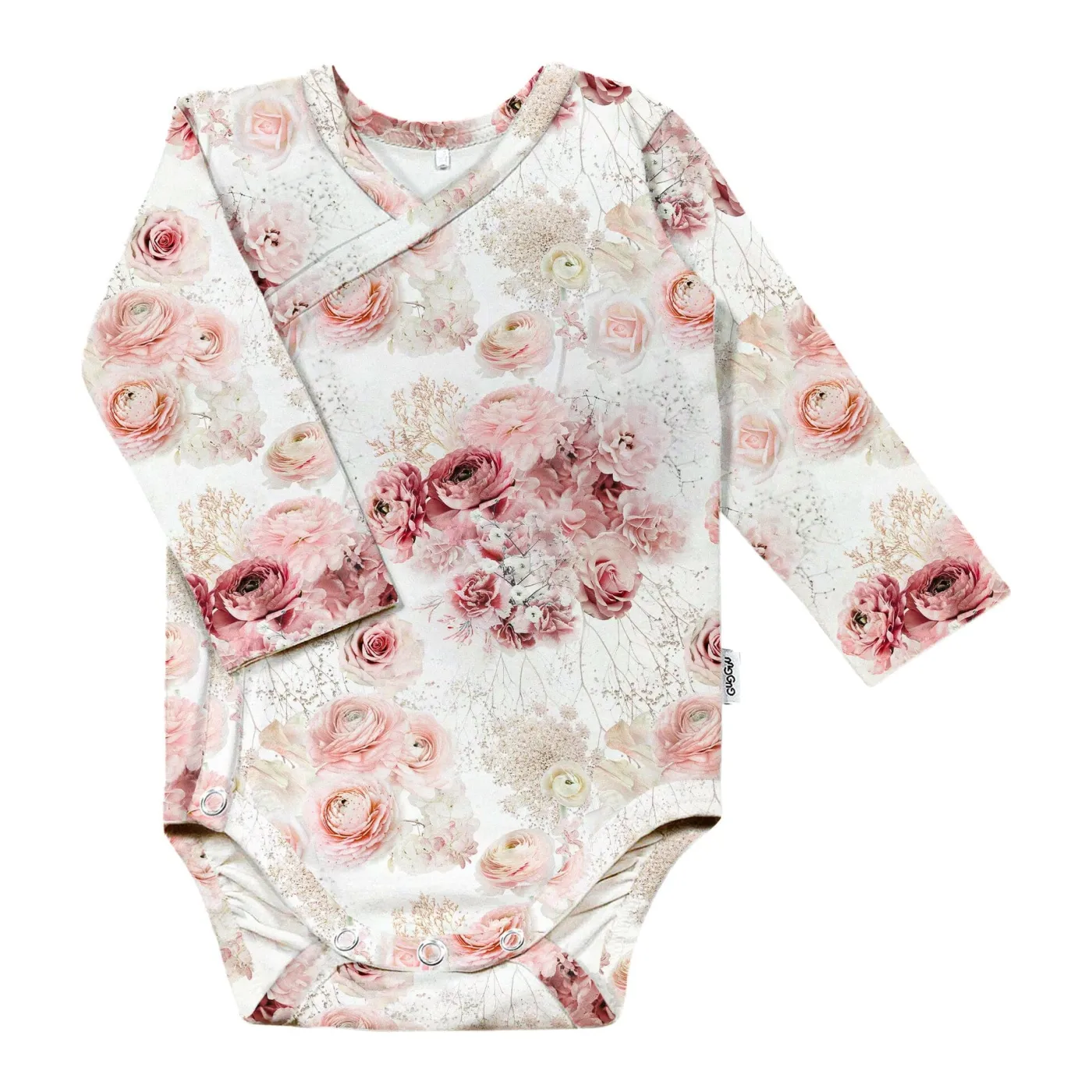 Gugguu Outlet Baby Print Wrap Bodysuit