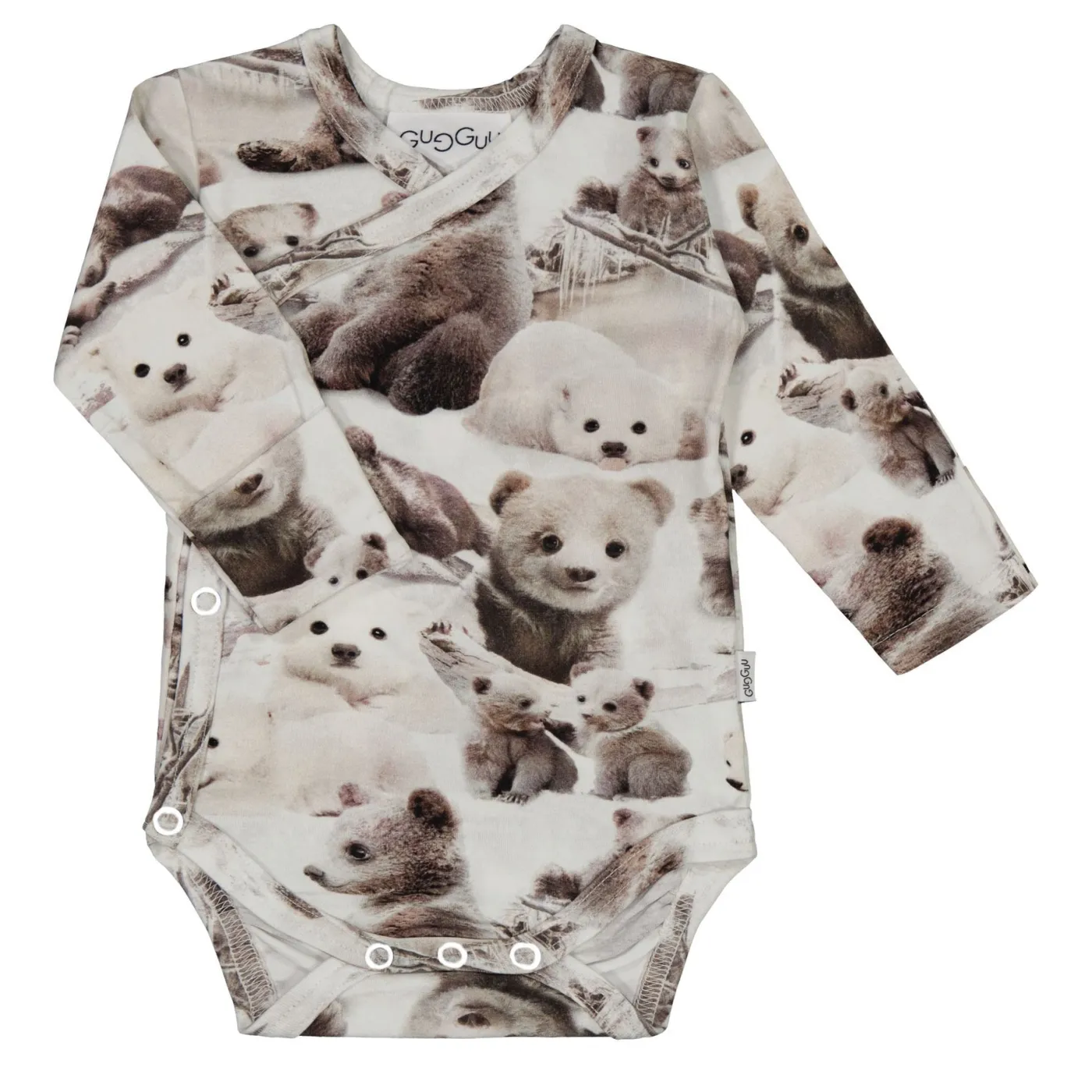 Gugguu Outlet Baby Print Wrap Bodysuit