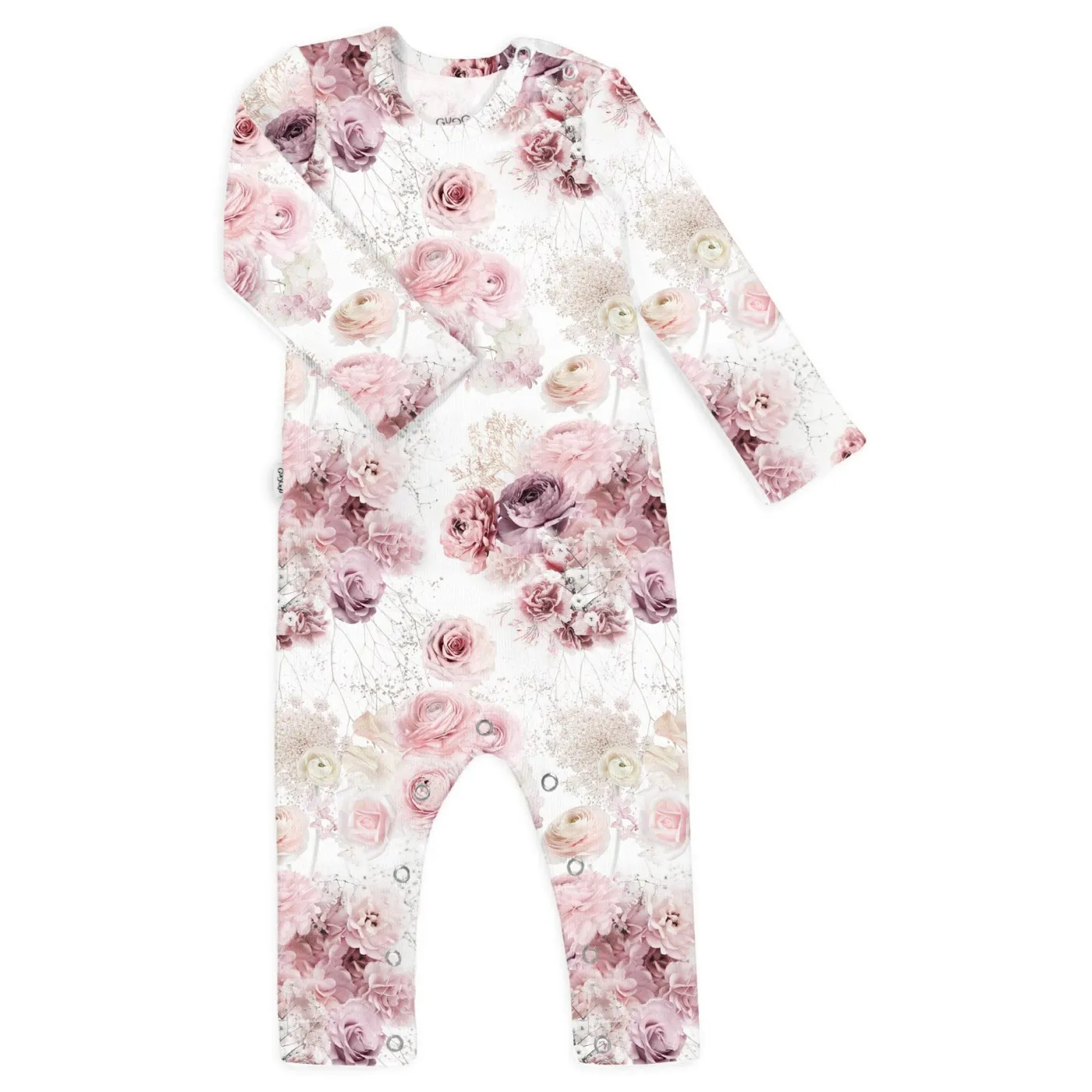 Gugguu Outlet Outlet Baby Print Rib Full Bodysuit