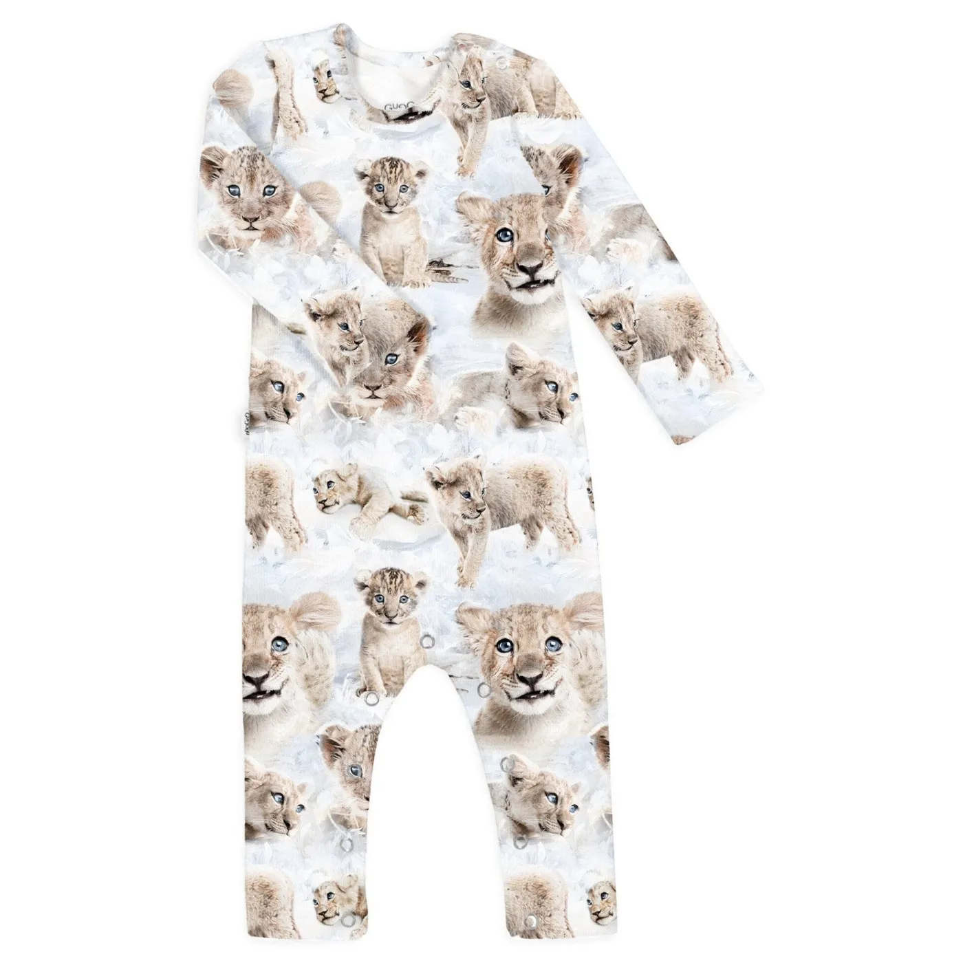 Gugguu Outlet Outlet Baby Print Rib Full Bodysuit