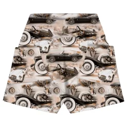 Gugguu Print College Baggy Shorts