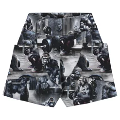 Gugguu Print College Baggy Shorts