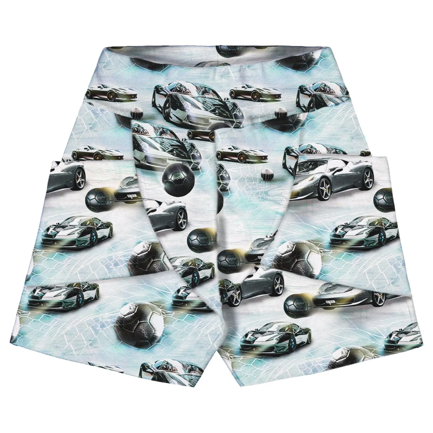 Gugguu Print College Baggy Shorts