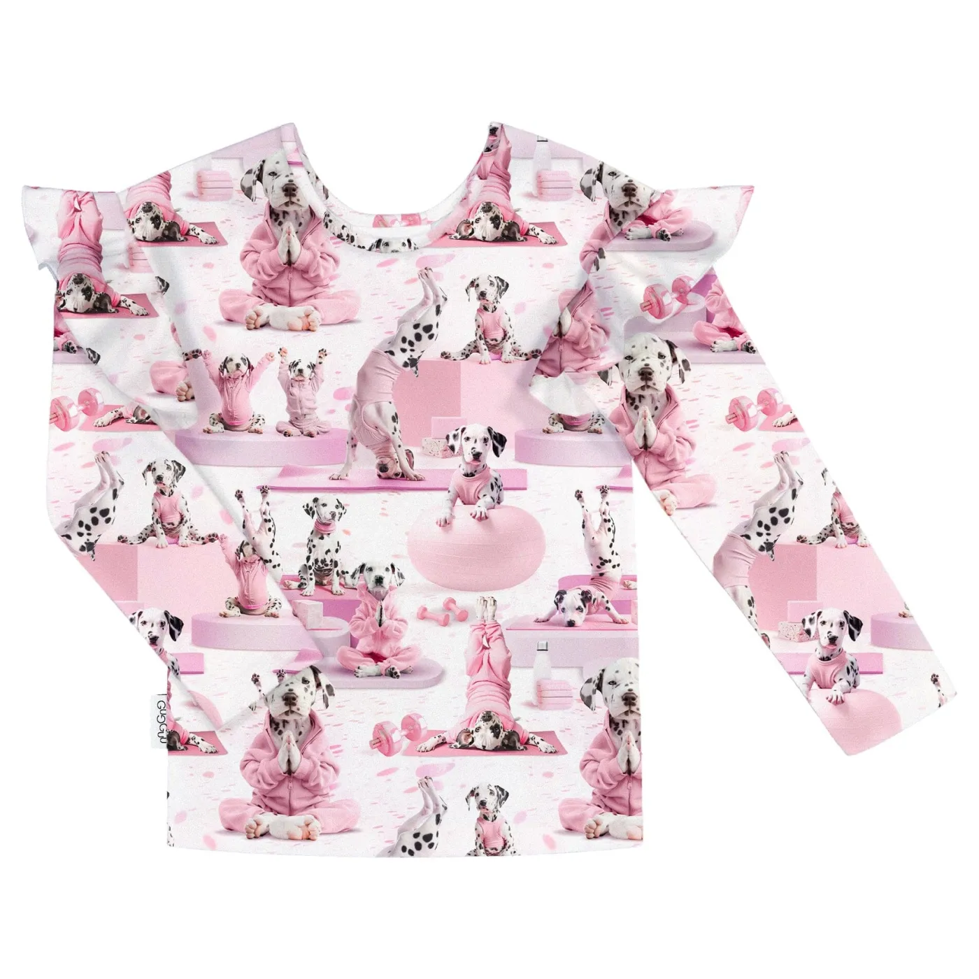 Gugguu Print Frilla Shirt