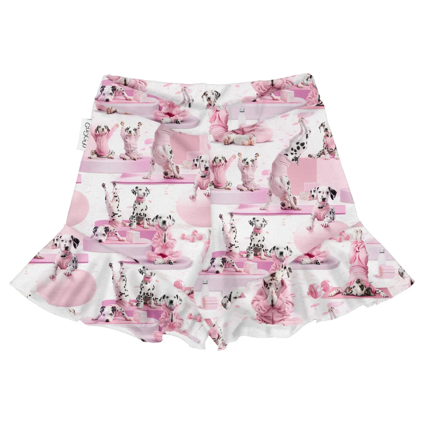Gugguu Print Frilla Shorts